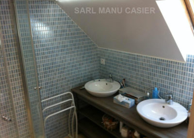 Salle de bain double vasque Manu Casier Thonon
