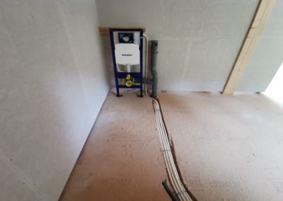 Rénovation maison avec pose bâti support de wc Manu Casier Thonon