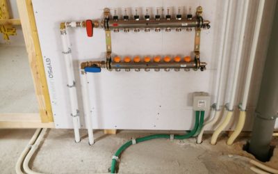 Chalet neuf Vinzier 05/2020 Installation chauffage et sanitaire