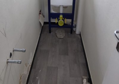 remplacement wc sur pied par un WC suspendu Manu Casier Thonon