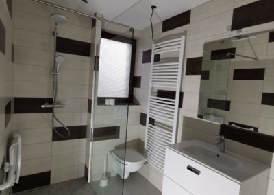 Rénovation salle de bains douche à l'italienne Manu Casier Thonon