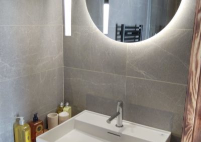 Miroir et vasque salle de bain Manu Casier Thonon