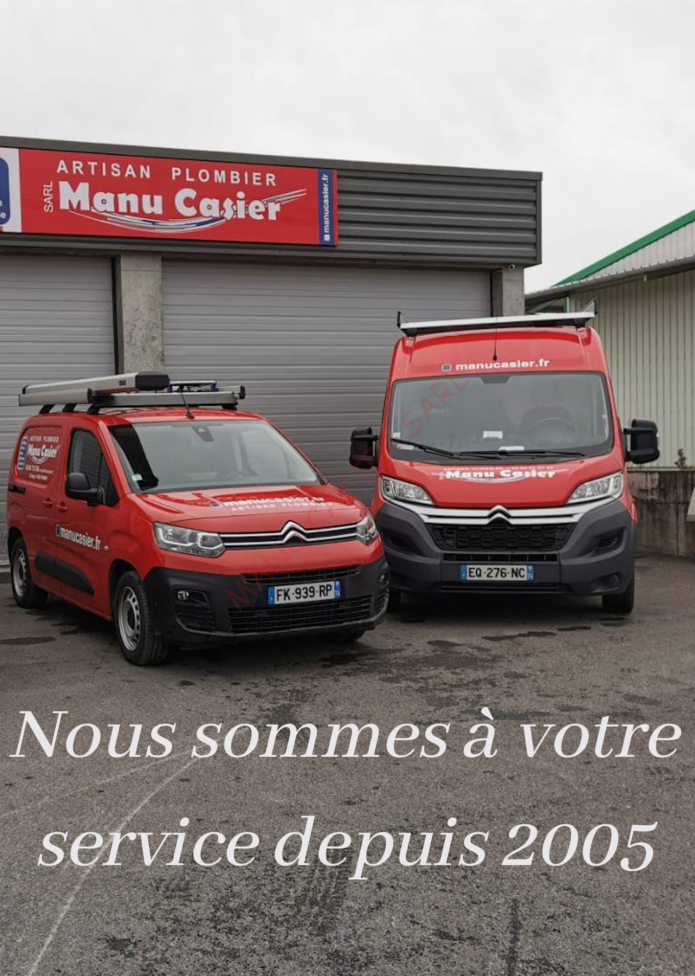 Nous Nous sommes à votre service depuis 2005